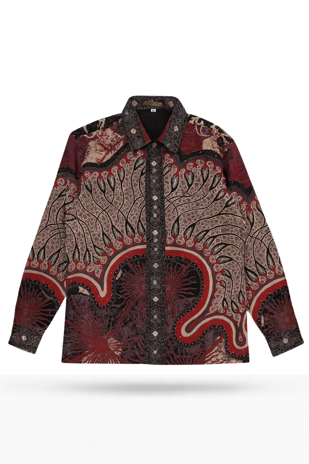 Kemeja Lengan Panjang Kawung Angkasa Wening